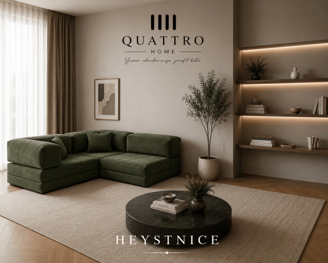 HEYSTNICE Küçük Köşe Modüler Sünger Koltuk 180x180 cm  Aktivite, Oyun, Sinema ve Dinlenme Koltuğu görsel 2