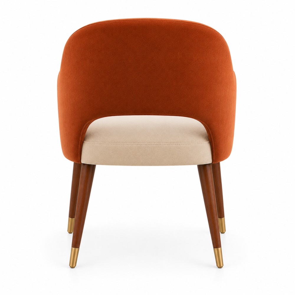 Quattro Home Arello Modern Yemek Sandalyesi Ergonomik Konforlu Lüks Tasarım Sandalye görsel 3