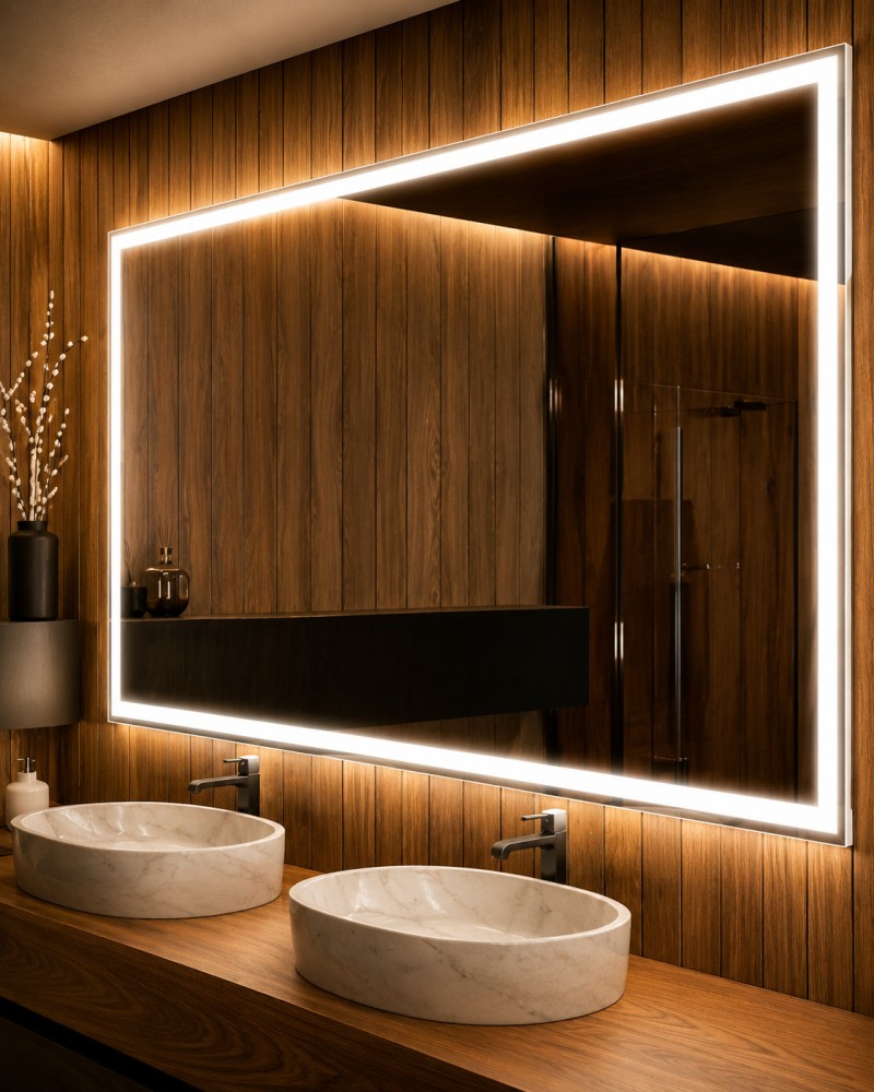 Quattro Home Luxera LED Aydınlatmalı Banyo Aynası görsel 2