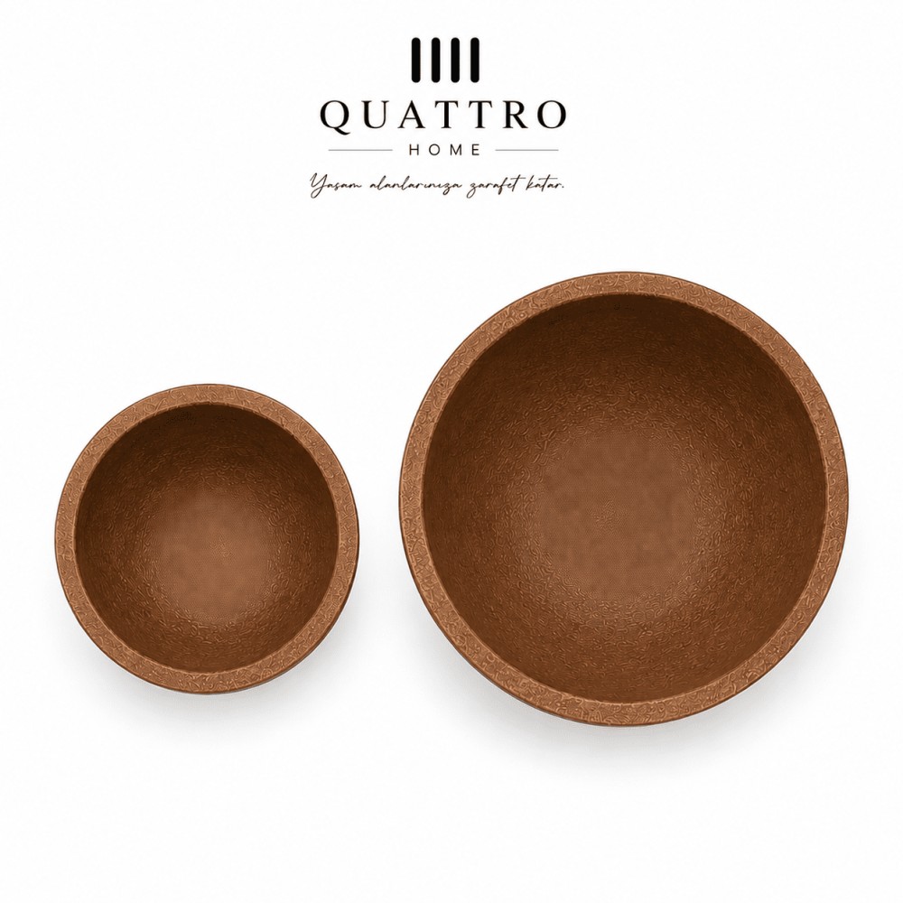 Quattro Home Natura Serisi Çanak Saksı İç ve Dış Mekan Saksı görsel 3