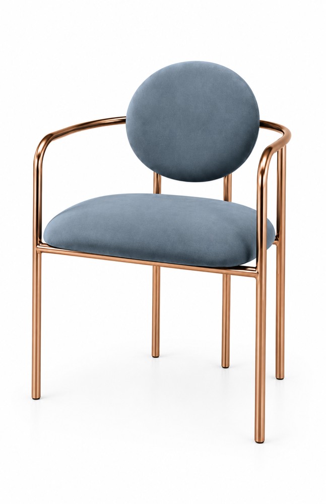 Quattro Home Rello Modern Yemek Sandalyesi Zarif Metal İskeletli Ergonomik Sandalye görsel 3