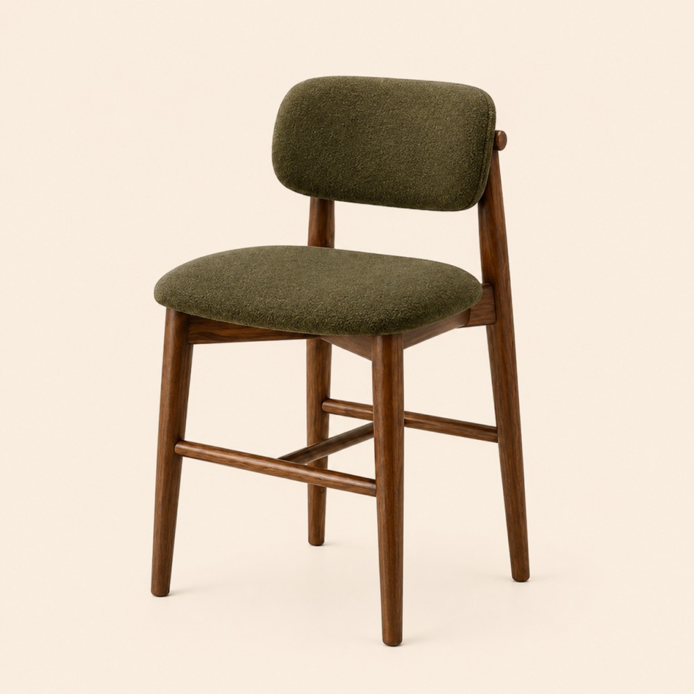Quattro Home Trevon Sandalye Ahşap Ayaklı Ergonomik Modern Yemek Sandalyesi görsel 3