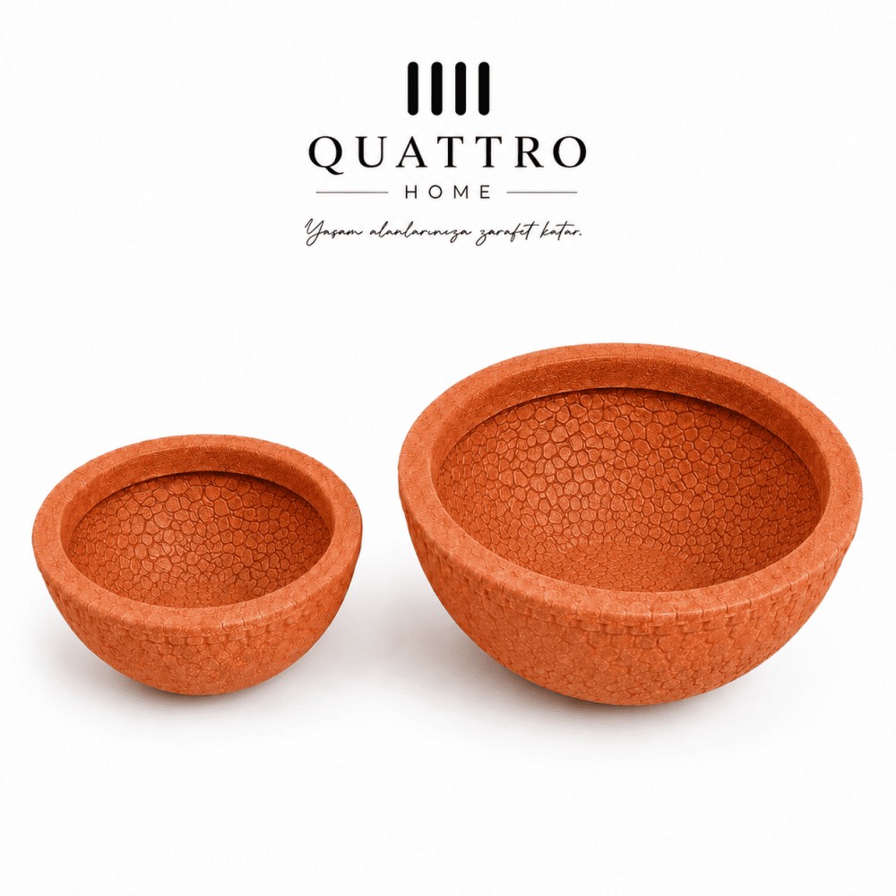 Quattro Home Tierra Serisi Saksı Modern İç ve Dış Mekan Dekoratif Saksı görsel 3