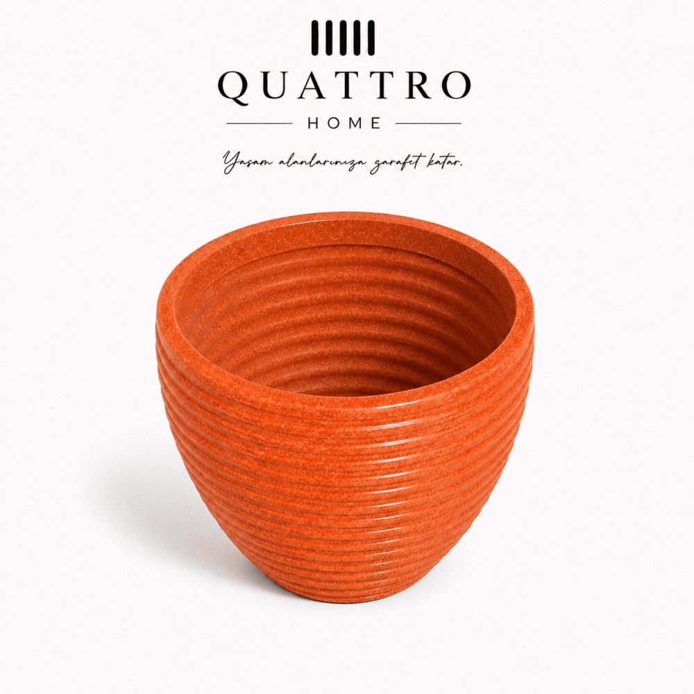 Quattro Home Sevilla Serisi Saksı Modern İç ve Dış Mekan Dekoratif Saksı görsel 3