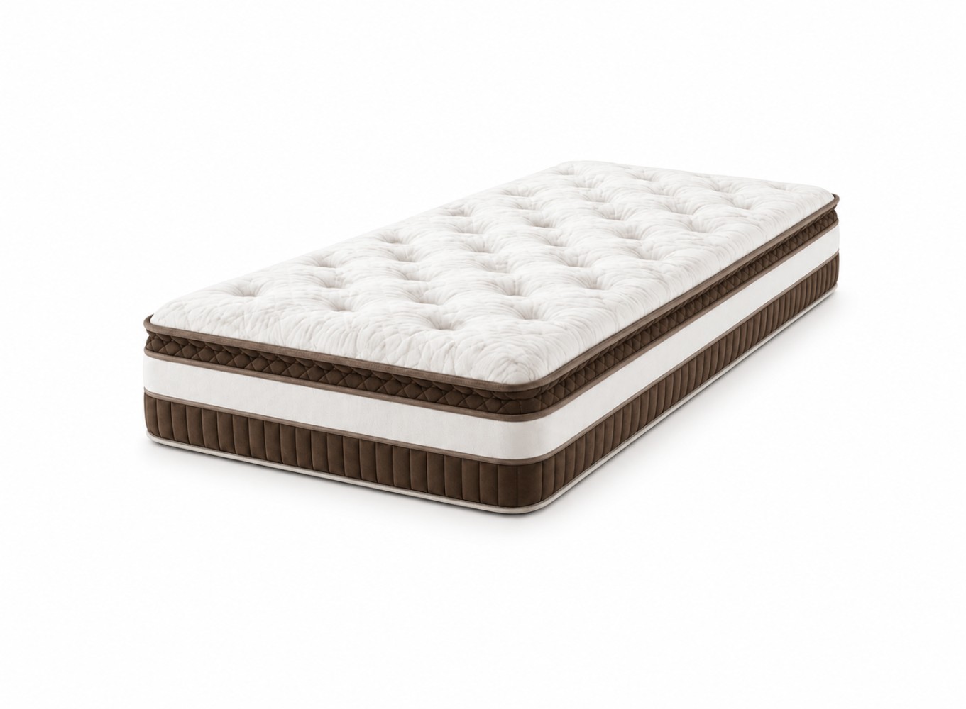 Bahama Premium Tek Kişilik Yatak Seti Ortopedik Pocket Yaylı Sandıklı Baza Başlık Takımı 30 cm görsel 3