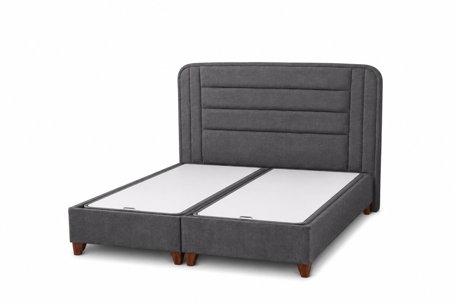 Veroke Premium Çift Kişilik Yatak Seti Ortopedik Pocket Yaylı Sandıklı Baza Başlık Takımı görsel 2