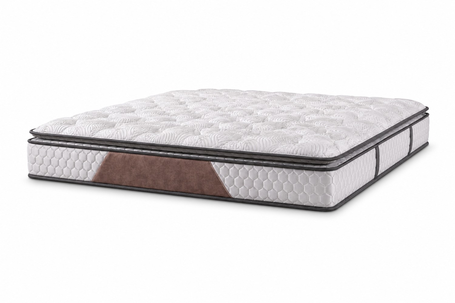 Veroke Premium Çift Kişilik Yatak Seti Ortopedik Pocket Yaylı Sandıklı Baza Başlık Takımı görsel 3