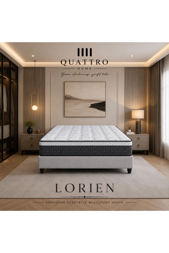 Lorien Full Ortopedik Luxury Paket Yaylı Çift Kişilik Yatak