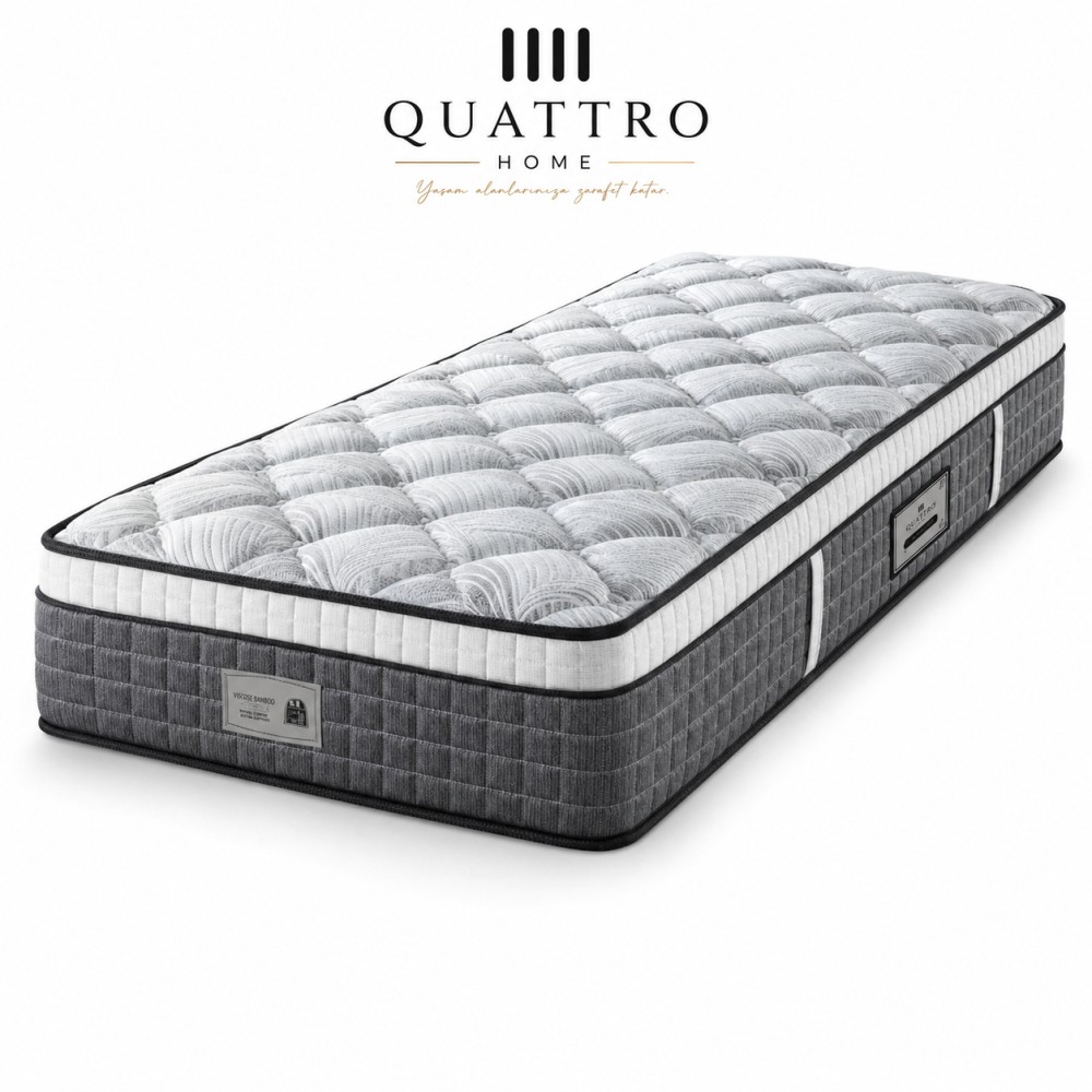 Lorien Tek Kişilik Full Ortopedik Luxury Paket Yaylı Yatak görsel 2