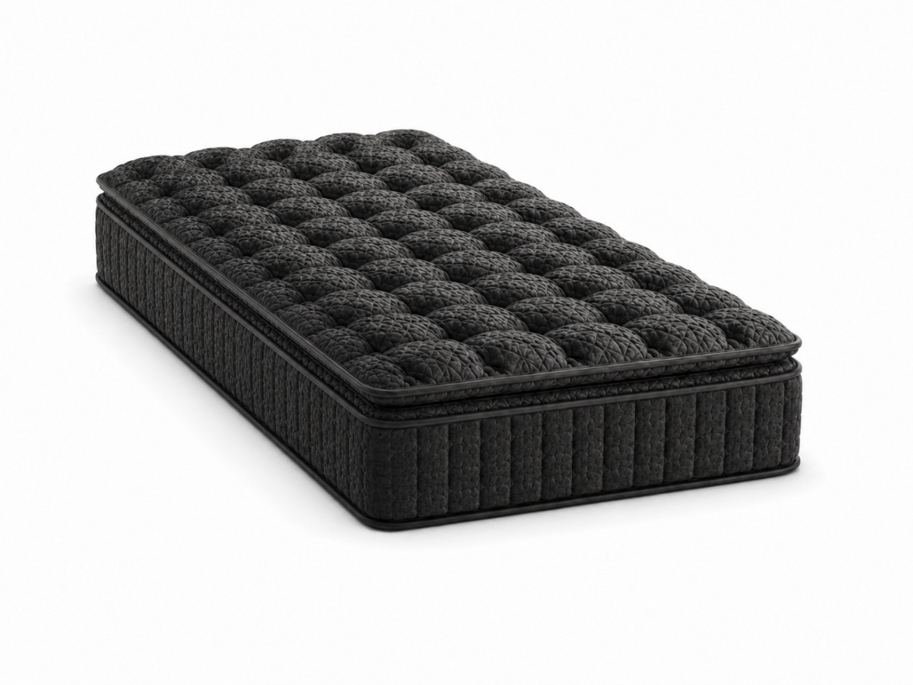 Luxora Tek Kişilik Visco Yatak Ortopedik Pocket Yaylı Çift Taraflı Yatak 32 cm Peluş Kumaşlı Premium Yatak