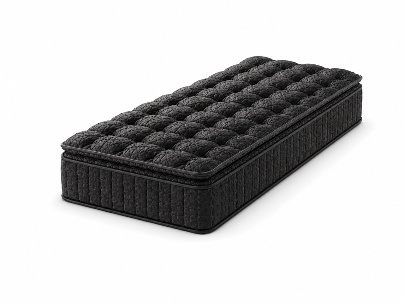Luxora Tek Kişilik Visco Yatak Ortopedik Pocket Yaylı Çift Taraflı Yatak 32 cm Peluş Kumaşlı Premium Yatak görsel 2