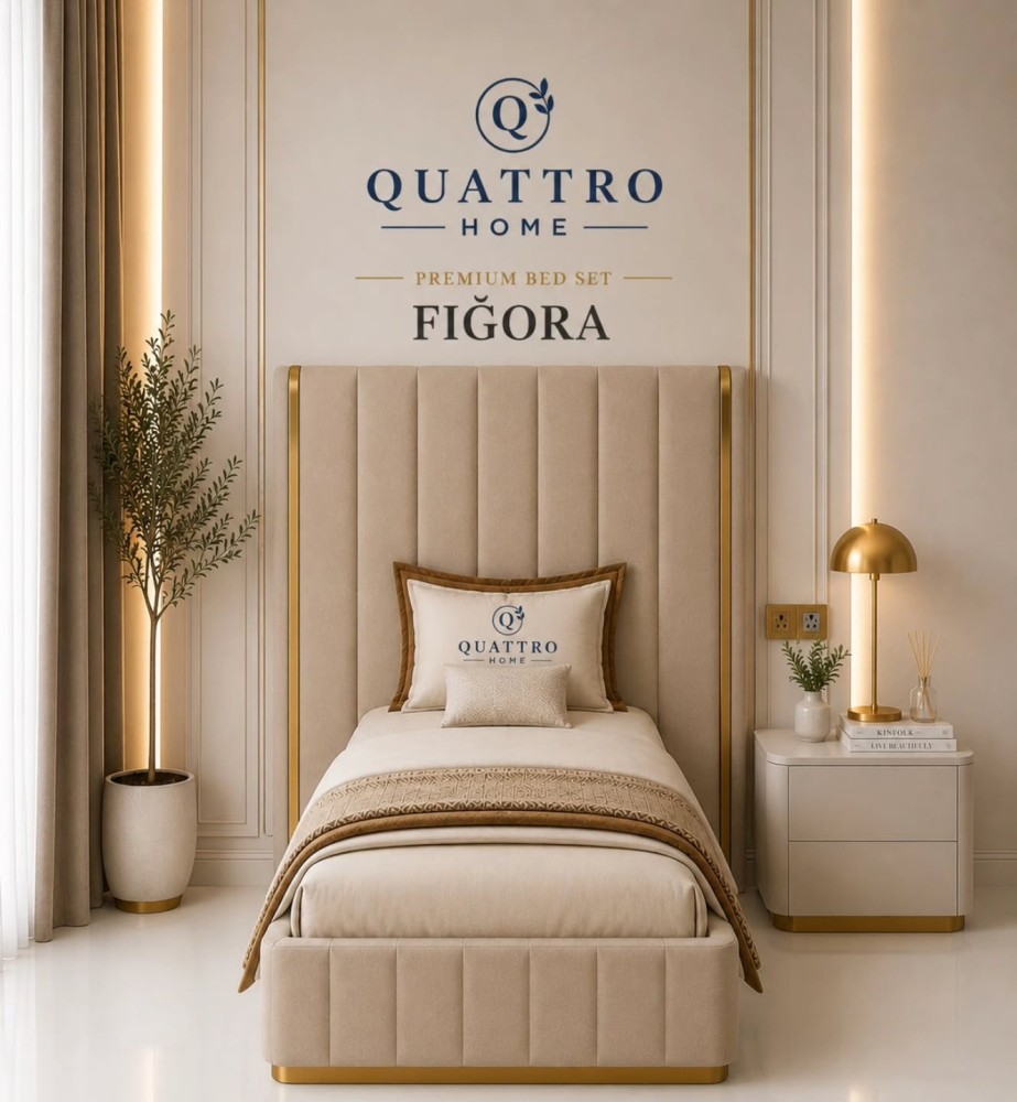 Fiğora Premium Tek Kişilik Döşemeli Yatak Seti