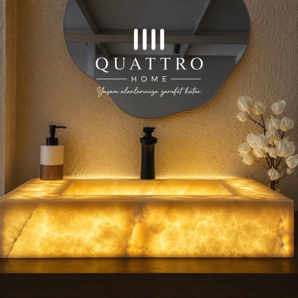 Onyxia Lüks Oniks Lavabo