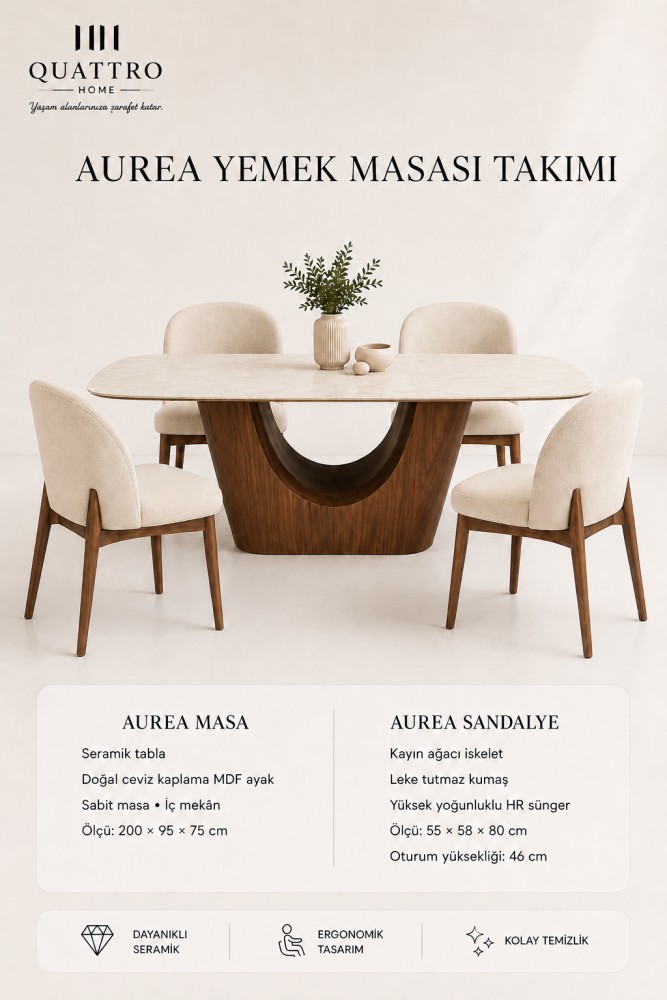 Aurea  Yemek Masası Takımı