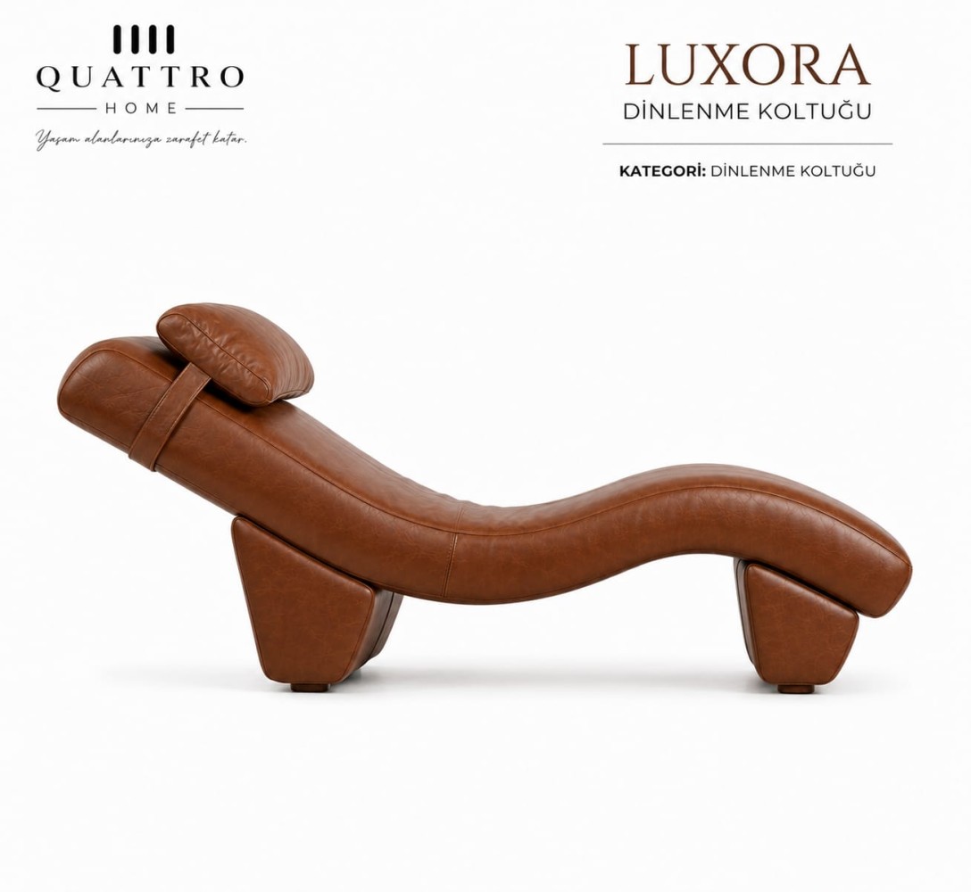 Luxora Ergonomik Dinlenme Koltuğu – Modern Şezlong Tasarım görsel 2