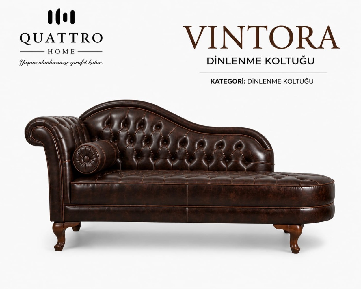 Vintora Chester Dinlenme Koltuğu – Kapitoneli Şezlong