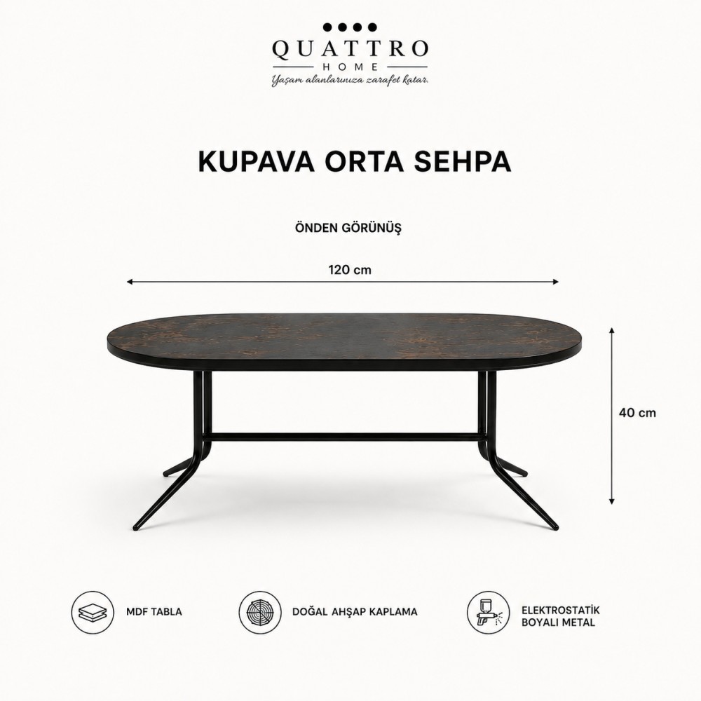 Kupava Orta Sehpa görsel 2