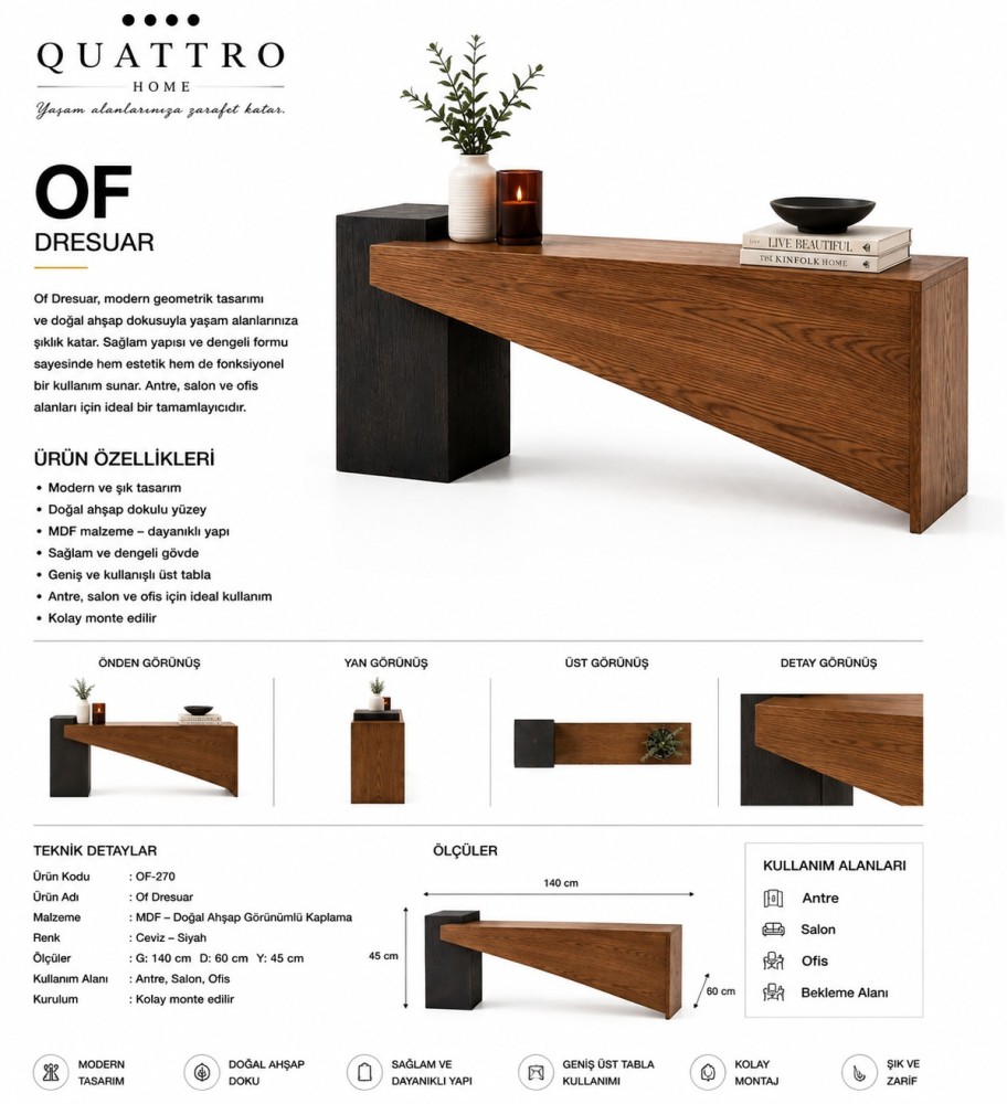 OF  Modern Geometrik Dresuar