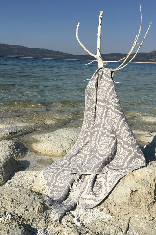 Barok Peştemal - Gri