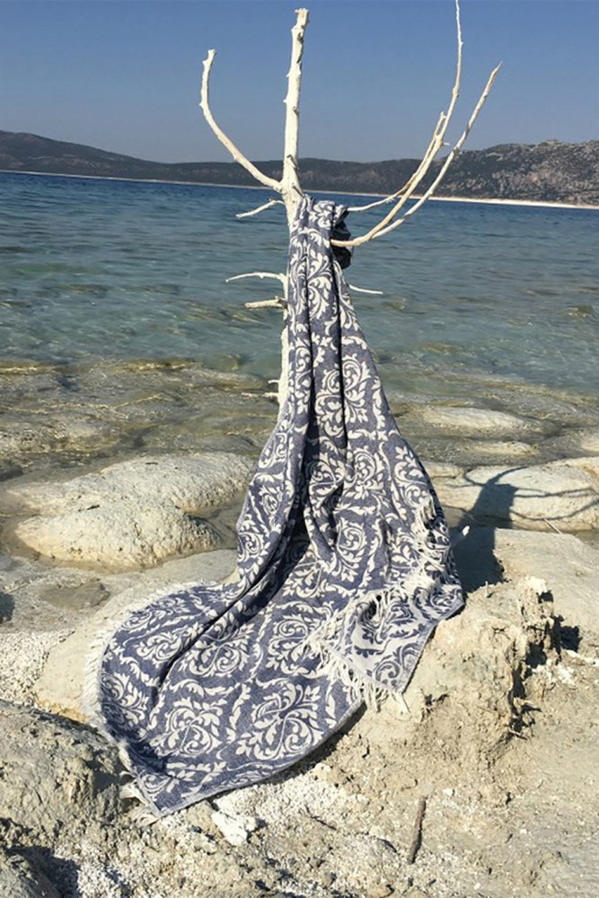 Barok Peştemal - Lacivert