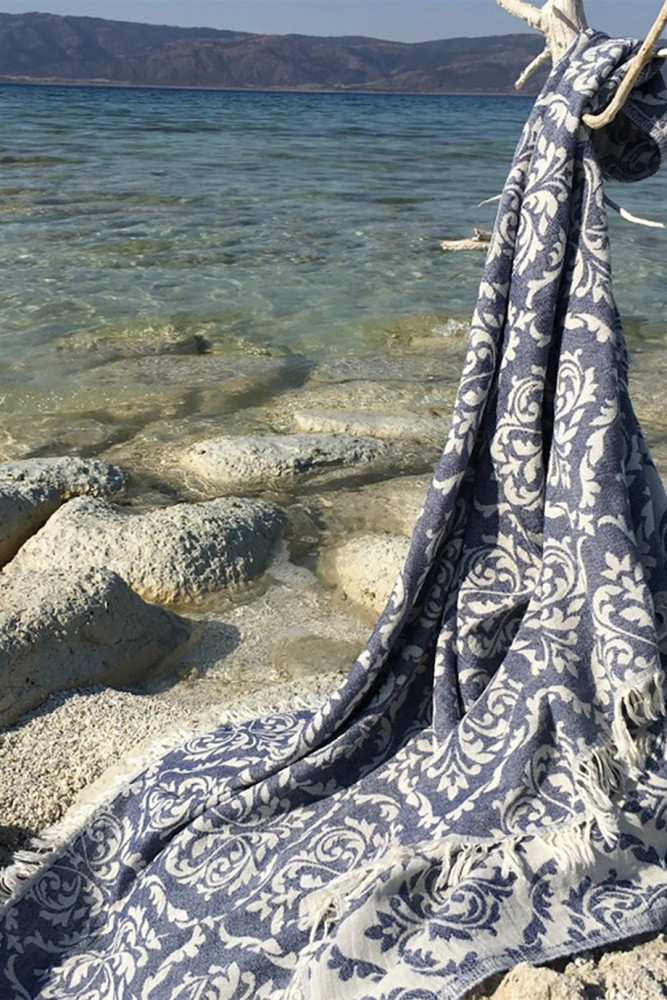 Barok Peştemal - Lacivert görsel 2