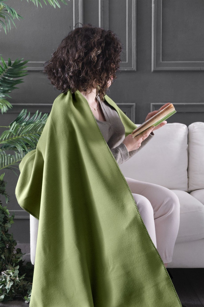 Bloom Polar Omuz Şalı - Haki Yeşil