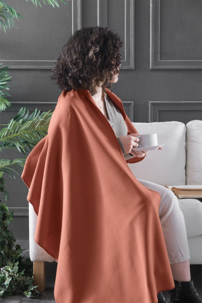 Bloom Polar Omuz Şalı - Kiremit