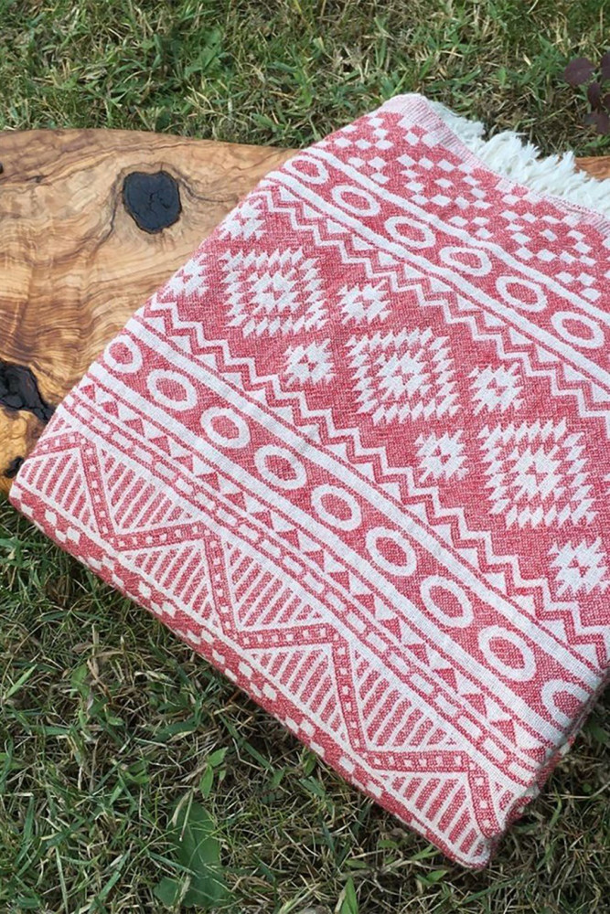 Cicim Kilim Peştemal - Kırmızı görsel 4