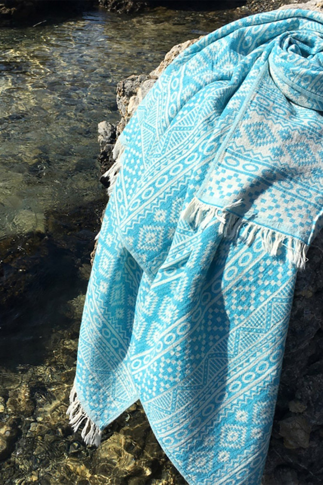 Cicim Kilim Peştemal - Turkuaz