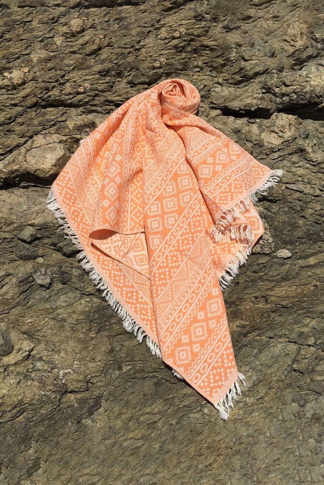 Cicim Kilim Peştemal - Turuncu görsel 2
