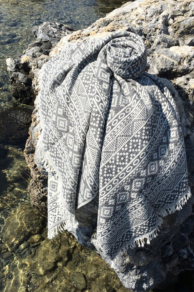 Cicim Kilim Peştemal - Siyah