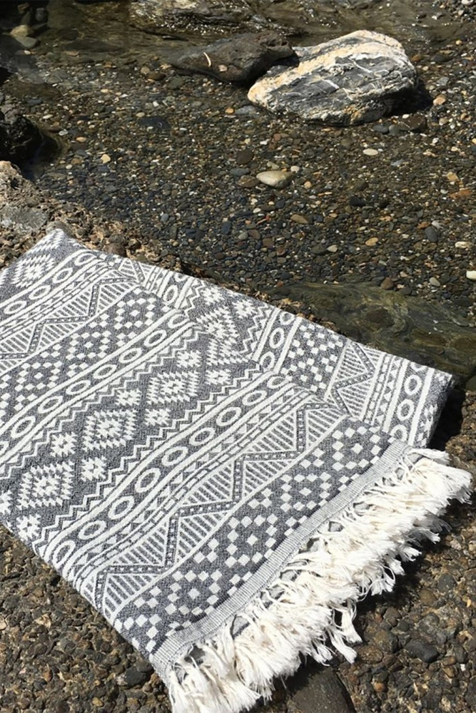 Cicim Kilim Peştemal - Siyah görsel 2