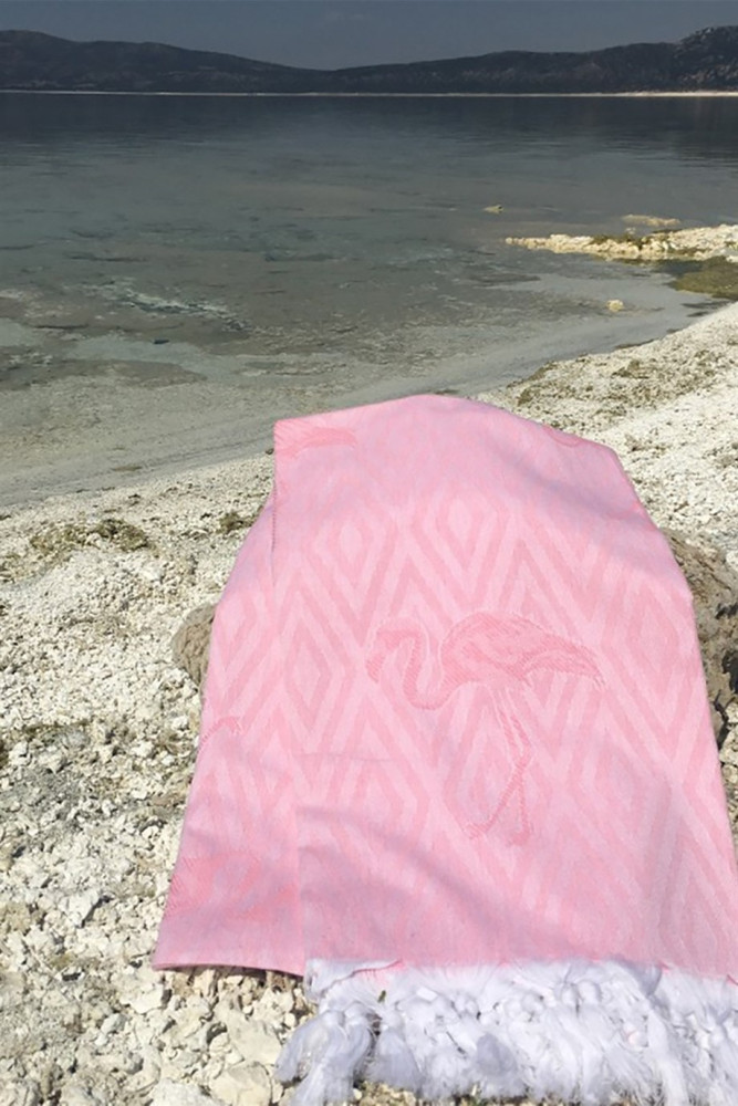 Flamingo Peştemal - Pembe görsel 2