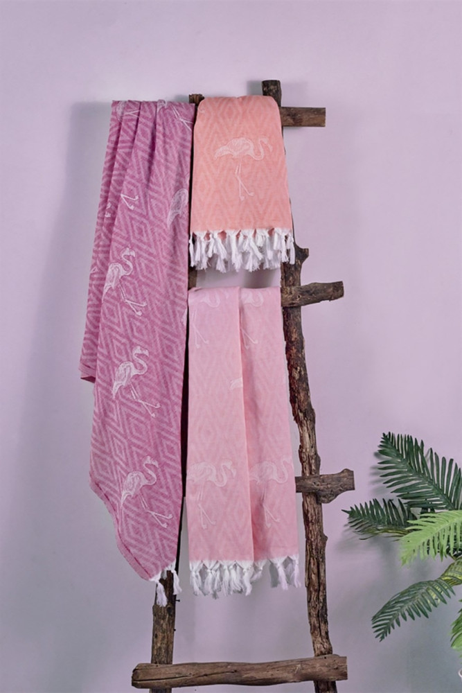 Flamingo Peştemal - Pembe görsel 3