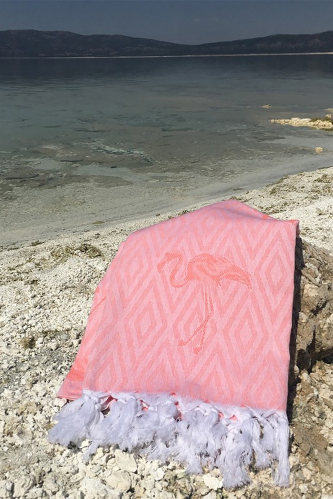 Flamingo Peştemal - Somon görsel 2