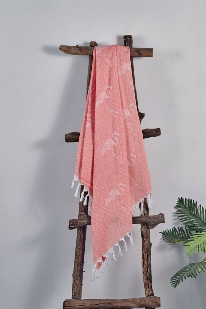 Flamingo Peştemal - Somon görsel 3