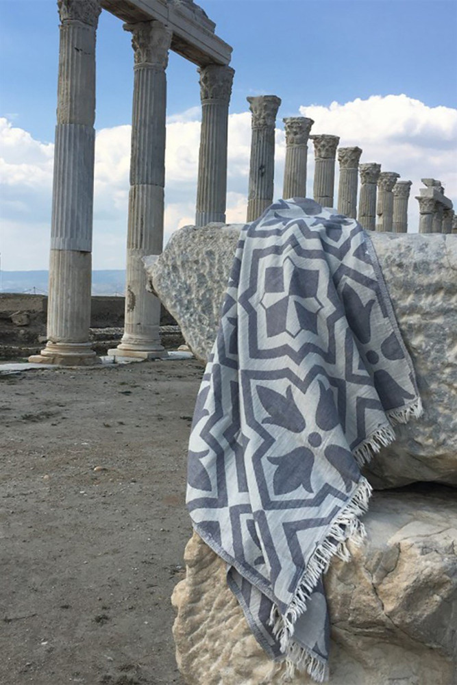 Lalezar Peştemal - Gri görsel 3