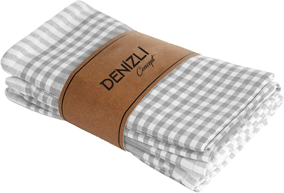 Pöti Kareli 5'li Kurulama Bezi - Gri görsel 2
