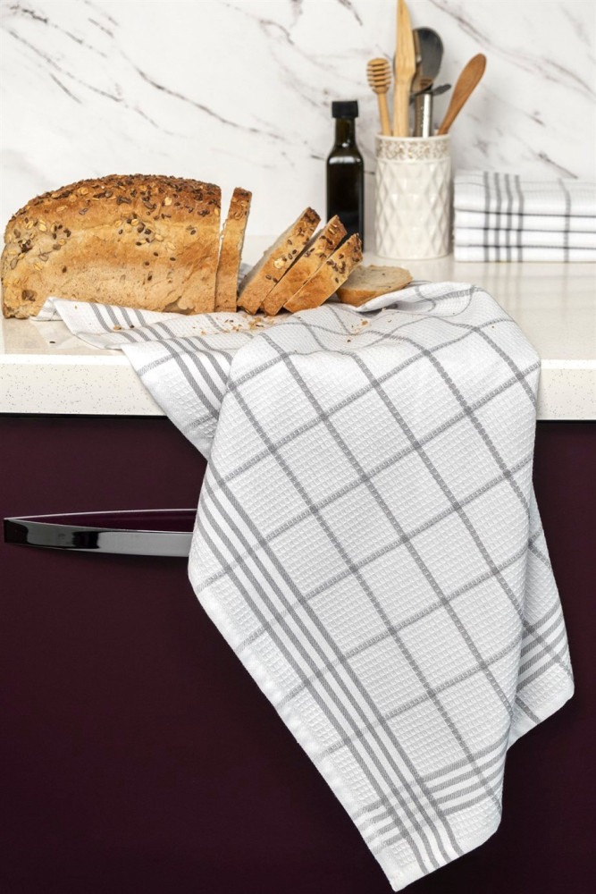 Soft 5'li Kurulama Bezi - Gri