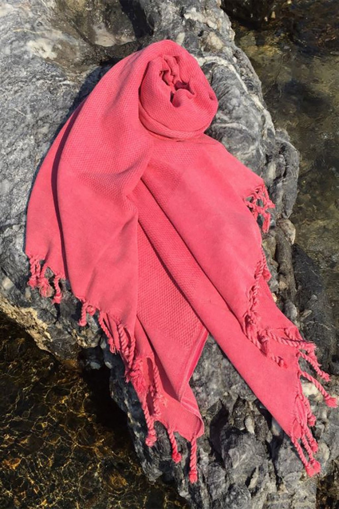 Taşlanmış Peştemal - Pembe