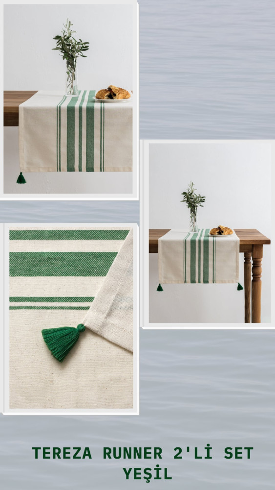 Tereza Runner 2'li Set - Yeşil
