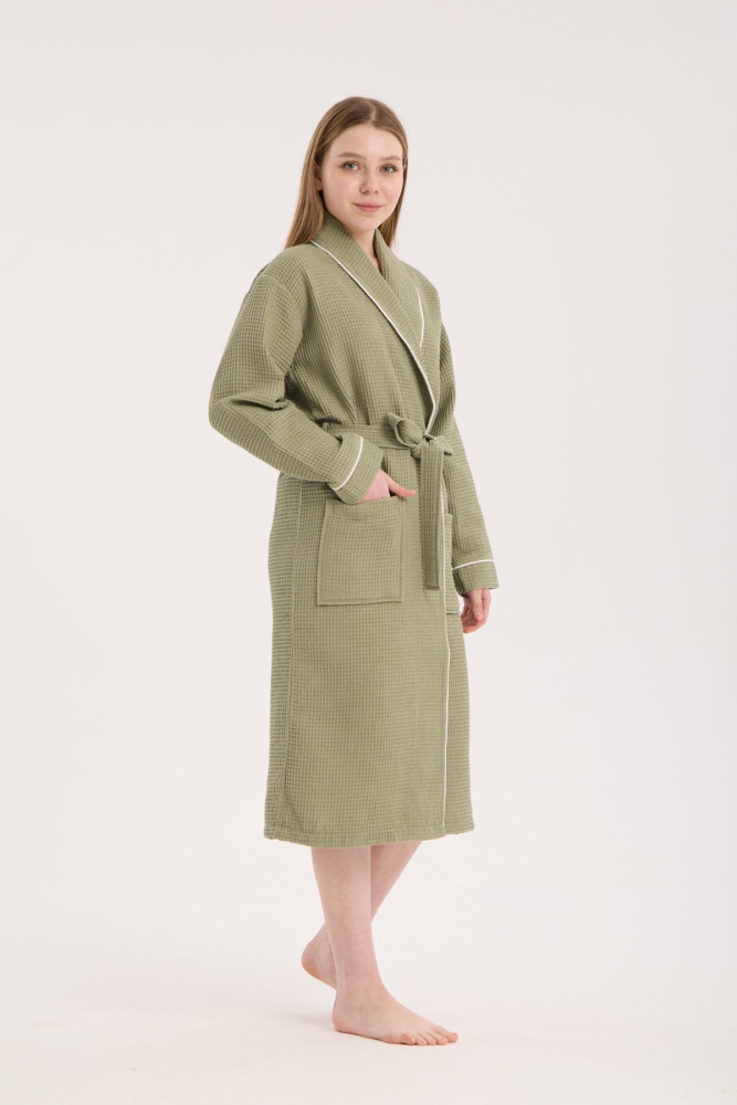 Unisex Soho Pike Bornoz - Yeşil görsel 3