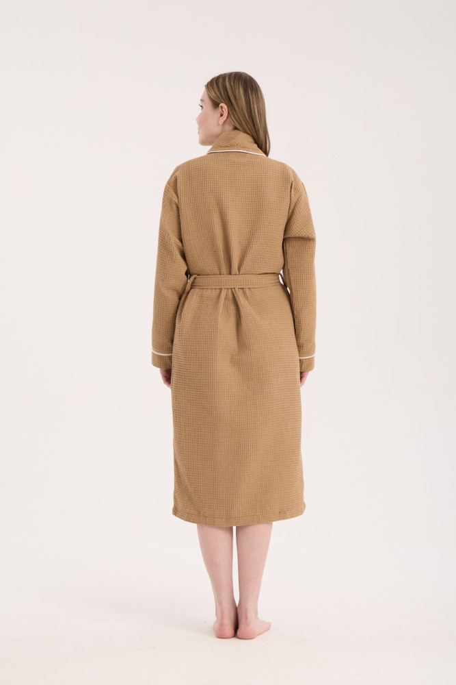 Unisex Soho Pike Bornoz - Kahverengi görsel 4