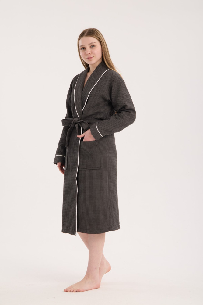 Unisex Soho Pike Bornoz - Antrasit