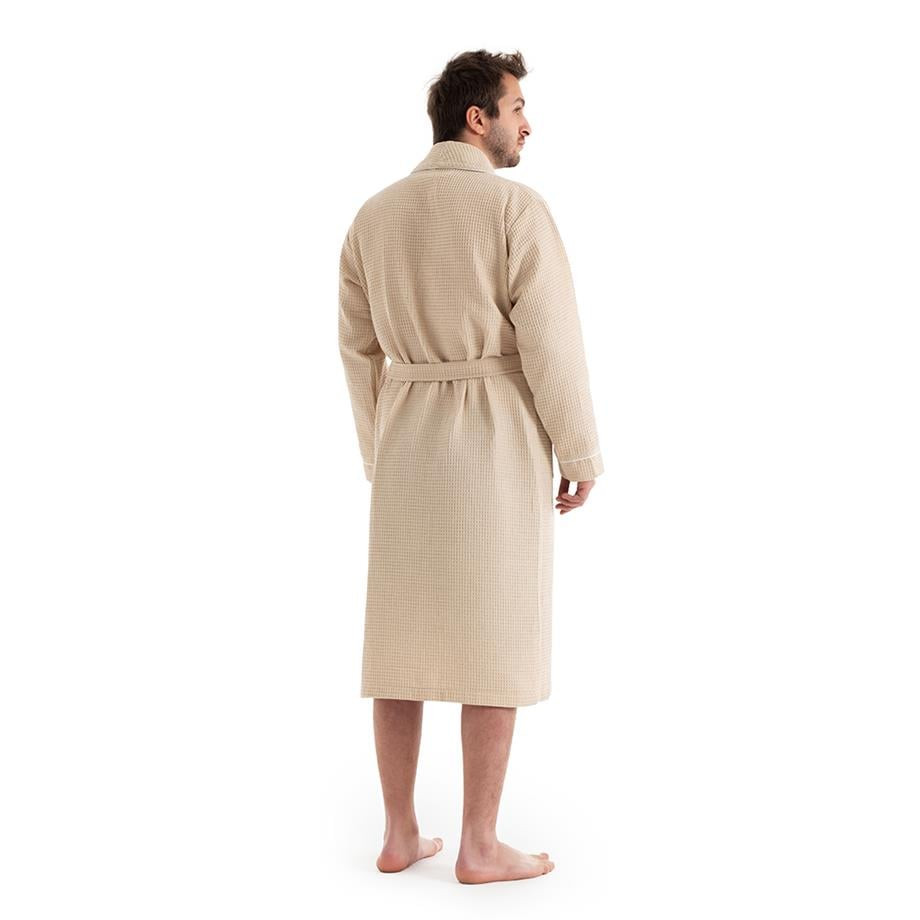 Unisex Soho Pike Bornoz - Bej görsel 5