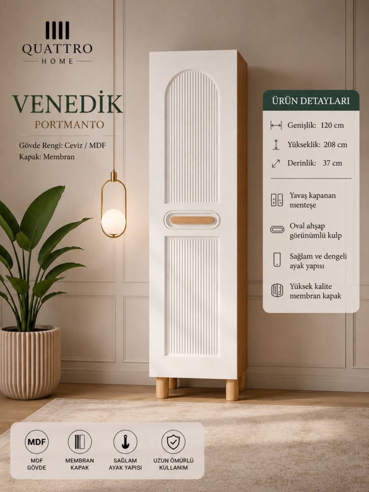 Venedik Portmanto Tekli Blok