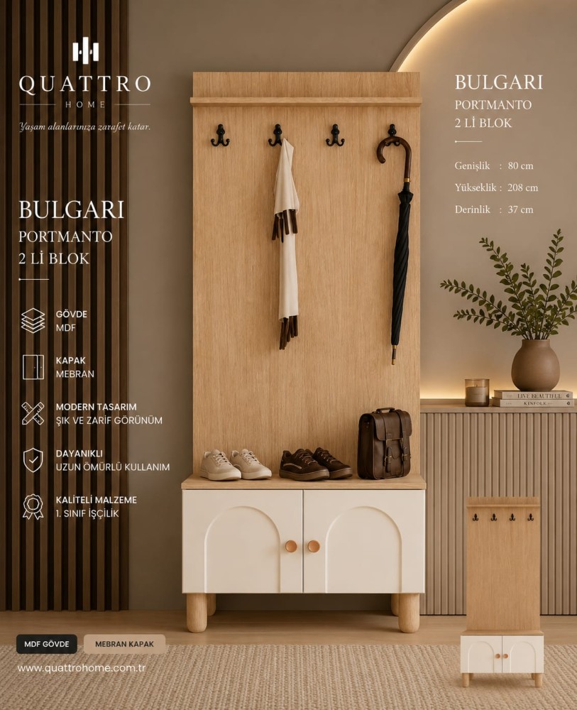 Bulgari Portmanto 2’li Blok
