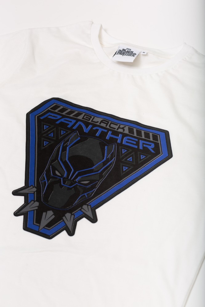 ORİJİNAL MARVEL BLACK PANTHER ERKEK TSHIRT-1133498-EKRU görsel 3
