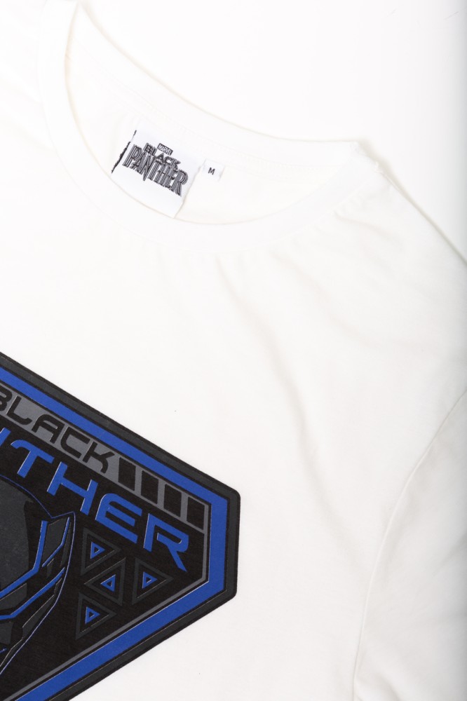 ORİJİNAL MARVEL BLACK PANTHER ERKEK TSHIRT-1133498-EKRU görsel 4