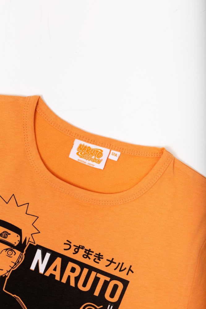 ORİJİNAL NARUTO NINJA ÇOCUK TSHIRT-1180371-ORANGE görsel 2